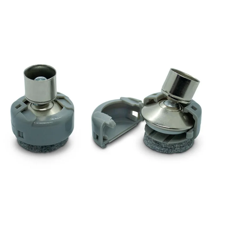 DuraGlides chair glide components with molded felt bottoms